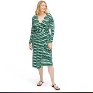 SOLD -Diane Von Furstenburg for Target Geo Patterned Women's Wrap Dress